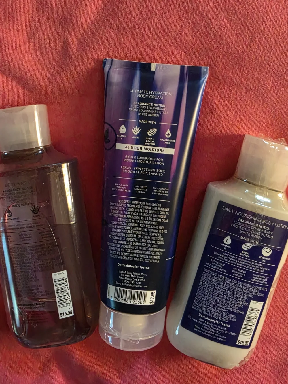 Bath & Body Works Secret Wonderland 3 Pack Bundle- White